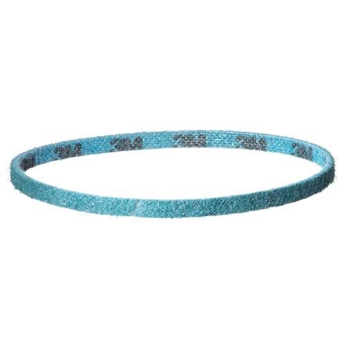 3M SC-BL Scotch Brite Schleifband Vliesband Rohrbandschleifer Schleifmaschine | Maße: 13 x 457 mm | Körnung: A-vfn very fine blau (280-320) | Lieferumfang: 5 Stück von Score Abrasives