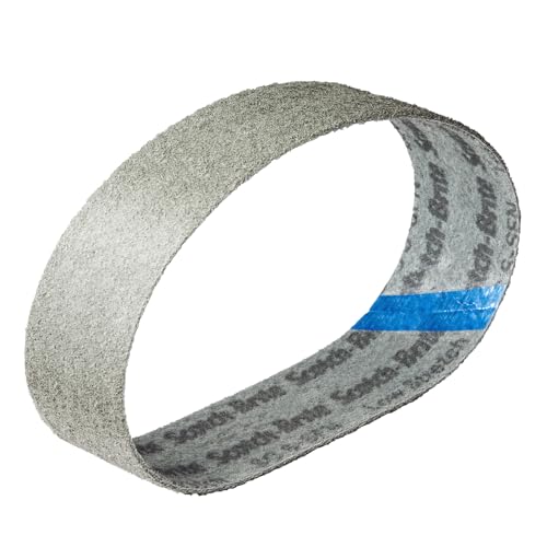 3M Scotch-Brite SC-BS Schleifband/Vliesband | 100 x 915 mm | 1 Stück | Körnung: A-sfn (sfn - Korn 800) grau von Score Abrasives