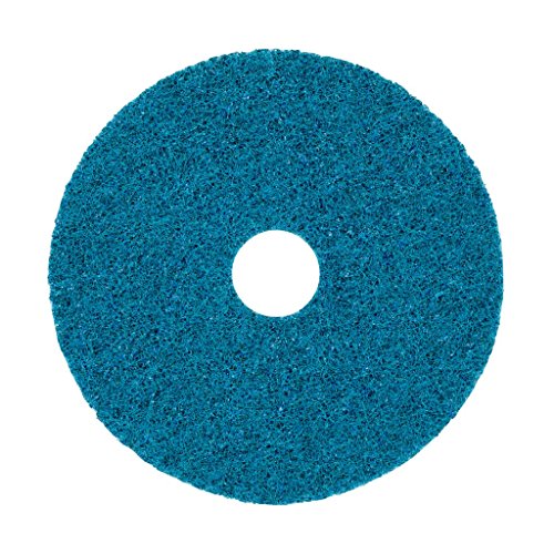 Scotch-Brite Vliesscheibe SC-DH mit Zentrierung, Blau, 115 mm, 22 mm, A, very fine, 20 Stück / Karton von Scotch-Brite