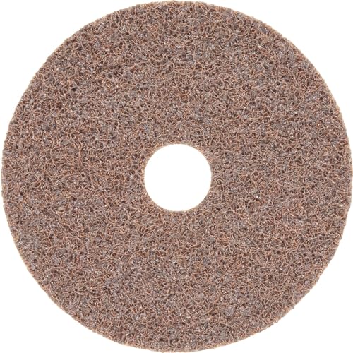 Scotch-Brite Vliesscheibe SC-DH mit Zentrierung, braun, 125 mm, 22 mm, A, coarse, 20 Stück / Karton von Scotch-Brite