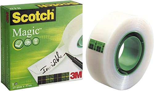 Scotch™ M8101910 Magic Klebeband 24 Rollen, matt & unsichtbar (19 mm x 10 m) von Scotch