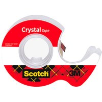 Scotch Klebefilmabroller Crystal Tape rot von Scotch