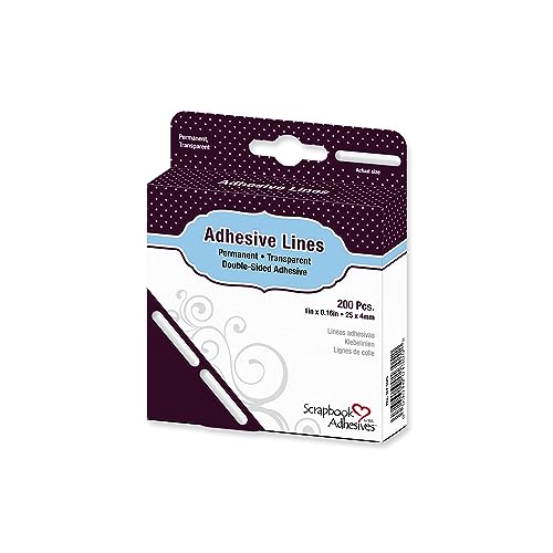 Scrapbook Adhesives Adhesive Lines - 1" by 3L Klebelinien Dauerhaft, Papier, Clear, One Size von Scrapbook Adhesives