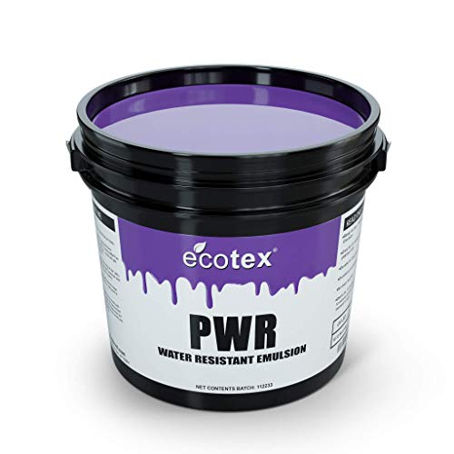 Ecotex® PWR Siebdruck-Emulsion (Quart – 907.2 g.) Pre – sensibilisierte Fotoemulsion für Siebdrucke und Stoff – für Siebdruck Plastisol-Tinte und Tinte auf Wasserbasis, Siebdruckzubehör von Screen Print Direct