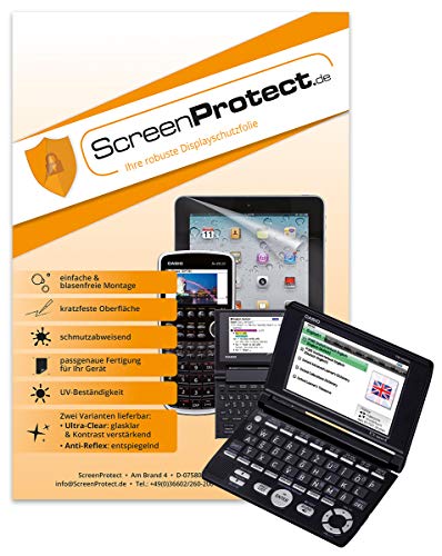 ScreenProtect Displayschutzfolie UltraClear für Casio EW-G6600C mit Rakel und Microfasertuch von ScreenProtect