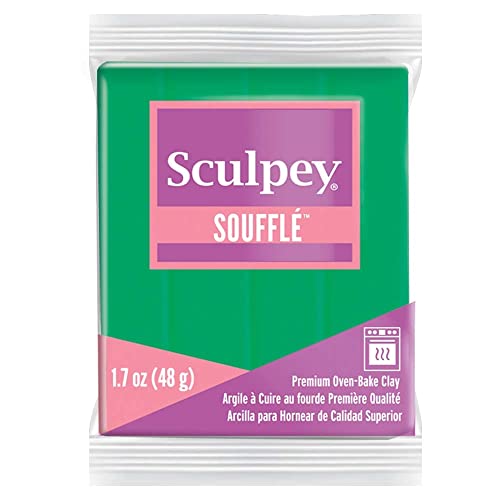 Sculpey Polyform SU 6007 Modelliermasse Sculpey Soufflé, Kleeblatt, 48 gr, 1.7 oz von Sculpey