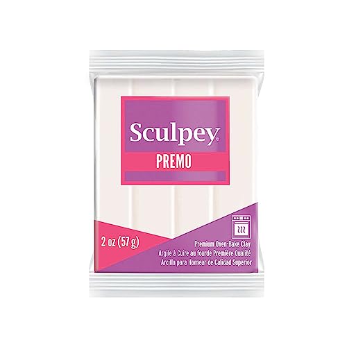 Sculpey Premo Sculpey Accents Polymer Clay 2oz-White Translucent von Sculpey