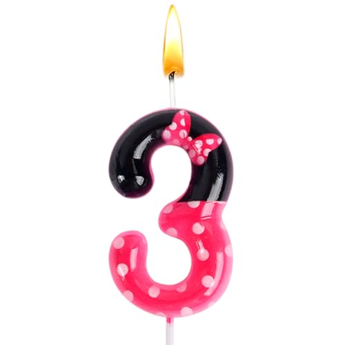 Minni Kerzen Nummer 3, Minni Geburtstags Kerze, Minni Geburtstagsdeko, Kuchen Dekoration, Cake Topper, Partykerzen, Partyzubehör, Mädchen, Hochzeitsfeier, Babyparty, Jubiläumsfeier Minni Kerzen Nummer 3, Minni Geburtstags Kerze, Minni Geburtstagsdeko, Kuchen Dekoration, Cake Topper, Partykerzen, Partyzubehör, Mädchen, Hochzeitsfeier, Babyparty, Jubiläumsfeier von Sdjuifsd