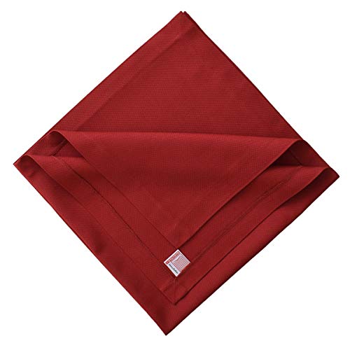 Landhaus-Mitteldecke einfarbig rot Tischdecke passend zu Landhaus-Serie Knut 70 x 70 cm von SeGaTeX home fashion