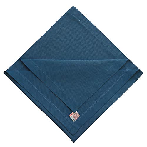 Mitteldecke Maritime Tischdecke Atlantik Blau Uni 70 x 70 cm passend zur Serie Atlantik von SeGaTeX home fashion