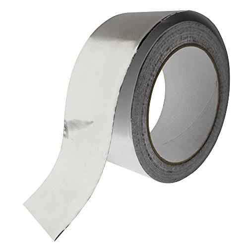 SeKi Selbstklebendes Aluminium Klebeband 50mm * 50 Meter Alu Reperaturband, hitzebeständig zum Reparieren, Isolieren, Abdichten oder als Dampfsperre von SeKi