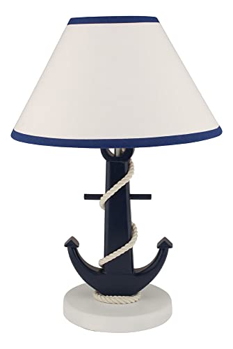 Sea-Club Lampe - Anker Schirmlampe Holz H=36cm Ø=13cm maritime Dekoration von Sea-Club