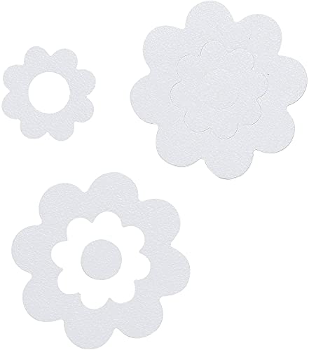 Sealskin Badblume Anti-Rutsch-Sticker Weiß | Effektives Badzubehör für optimales Sicherheitsprodukt von Sealskin