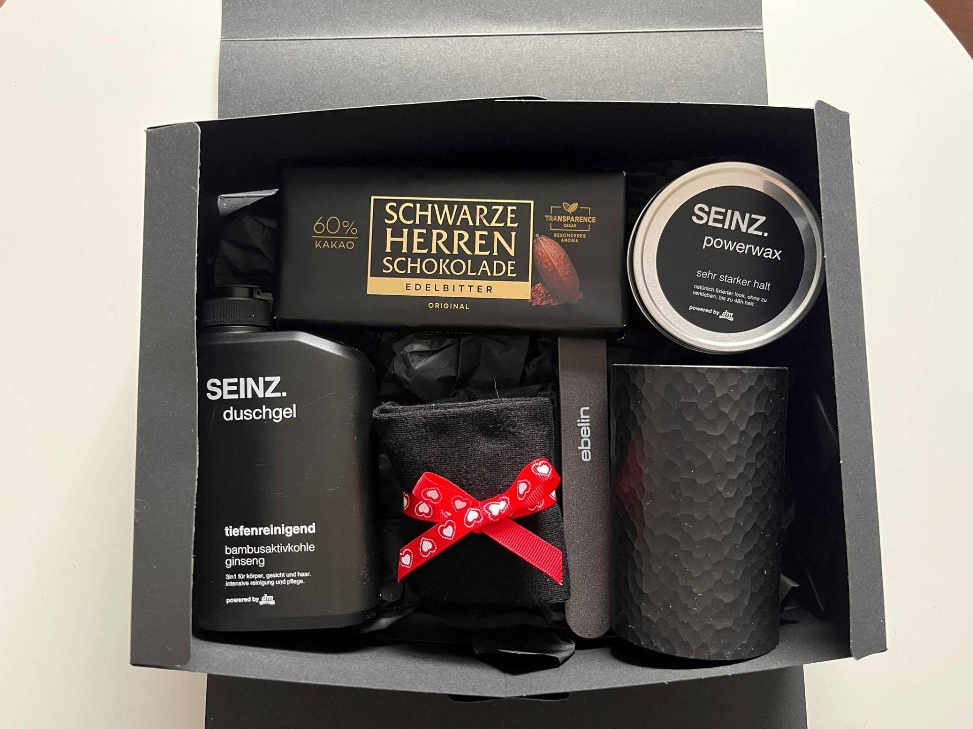 Männer Geschenkset All in Black, Ob Als Mitbringsel, Zum Geburtstag Oder Kleine Aufmerksamkeit Vatertag von SeasonbyPetra