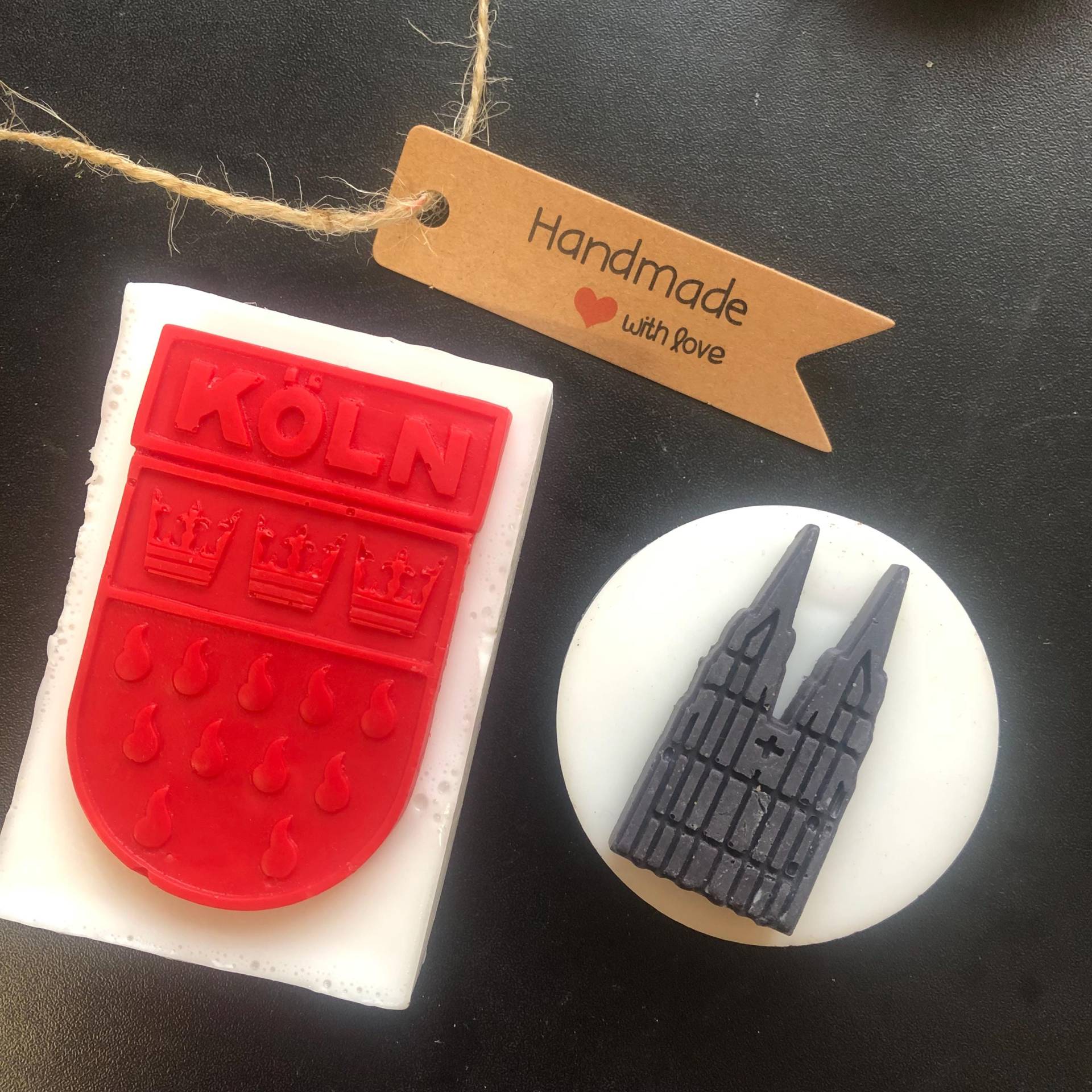 Köln, Kölner Dom, Handseife, Seife, 2 Stück, Wappen Und Karneval von SeelenZeit