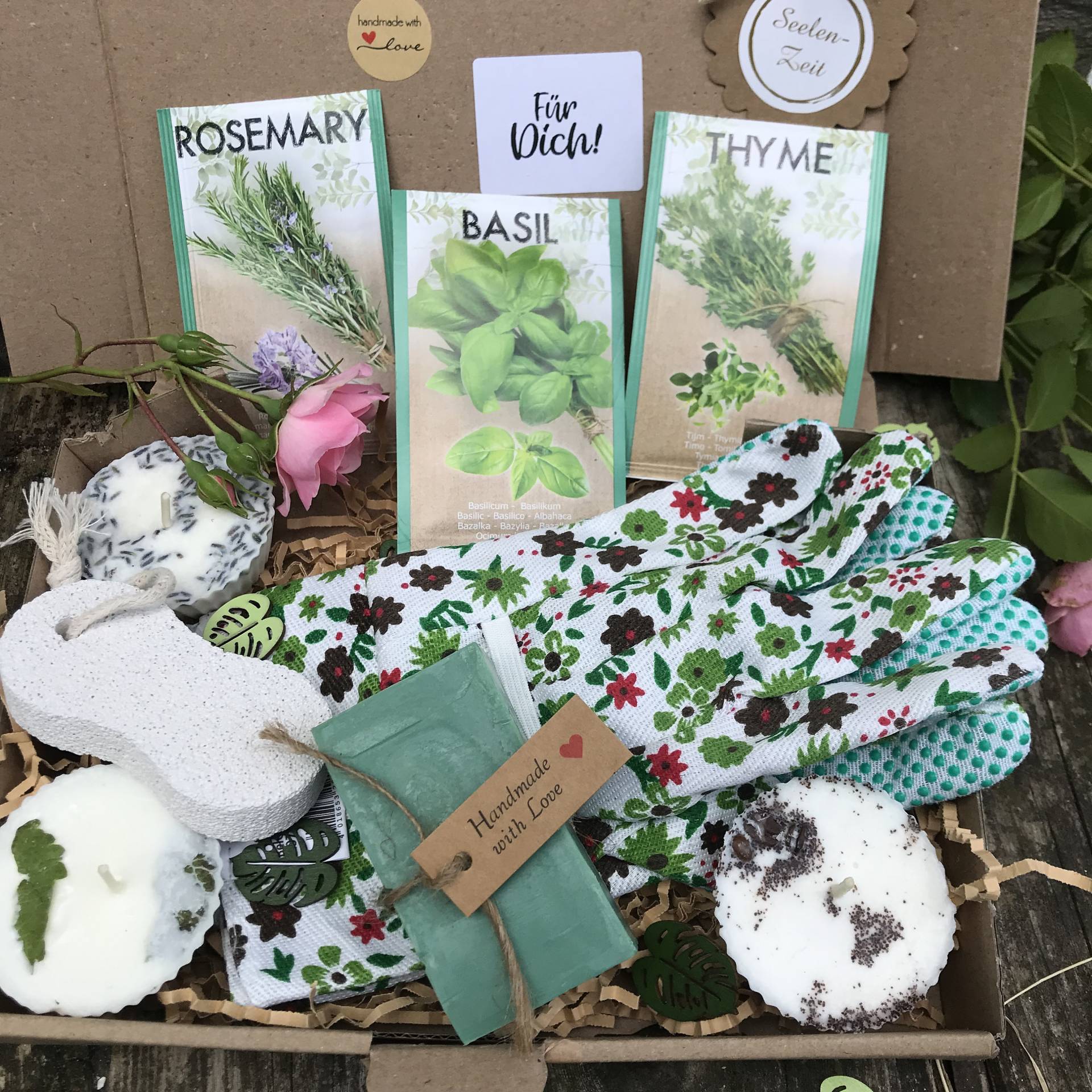 Natur Geschenkebox, Gärtner, Garten, Blumen von SeelenZeit