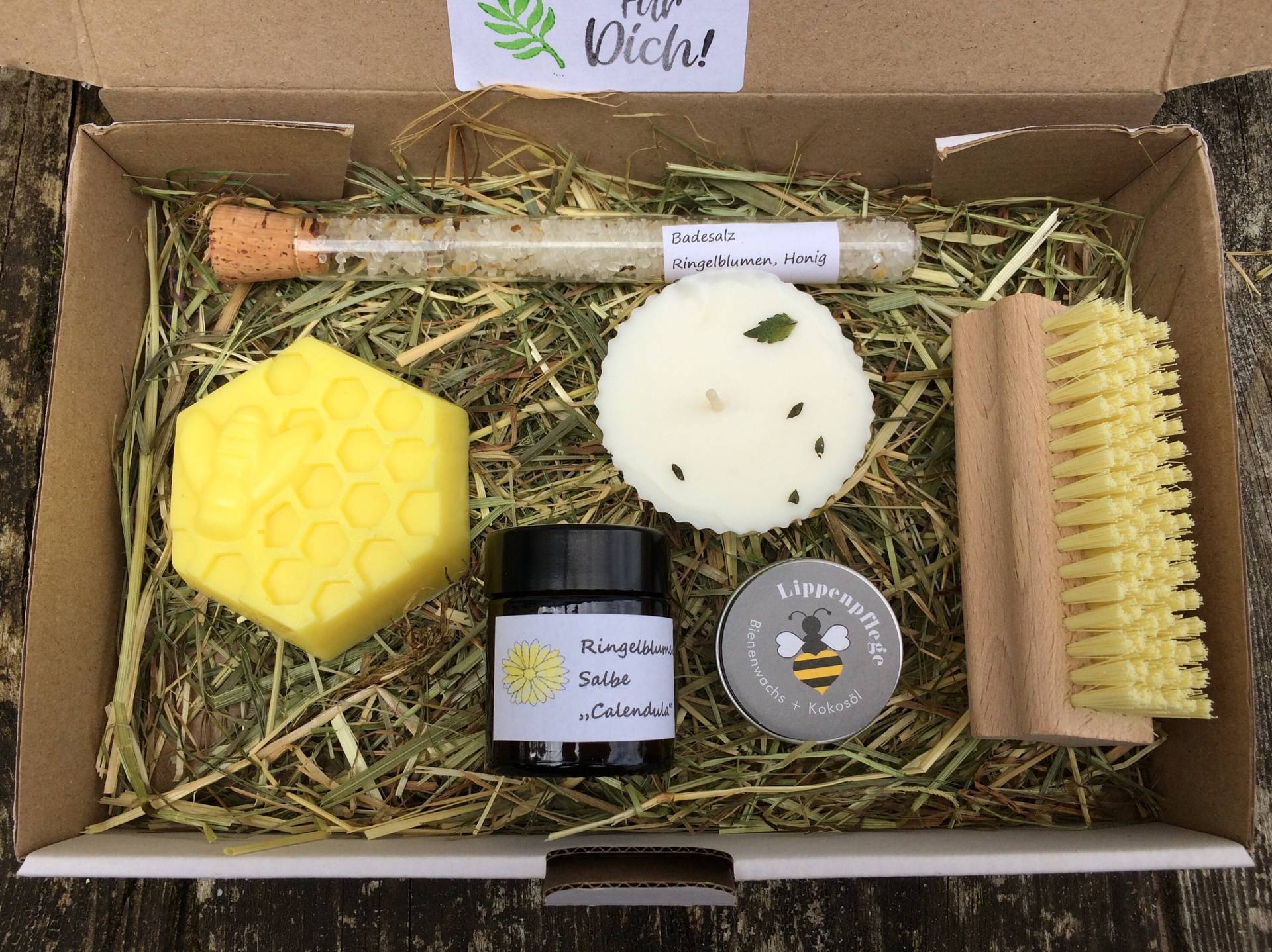 Natur Spa Selfcare Box Mit Bienenwachs Und Mehr von SeelenZeit