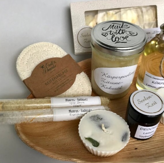 Natur Spa Set, Wellness Geschenke-Set, Self Care von SeelenZeit