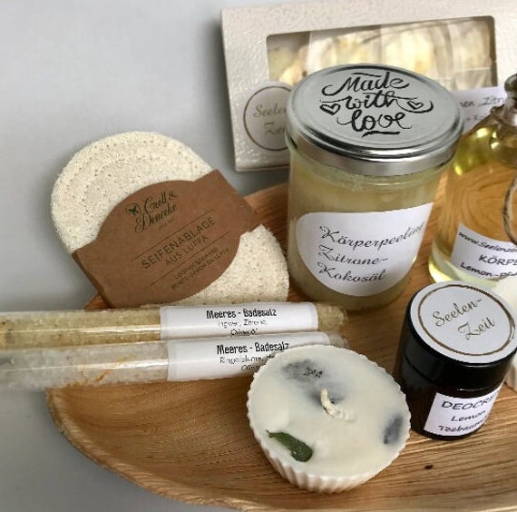 Natur Spa Set, Wellness Geschenke-Set, Self Care von SeelenZeit