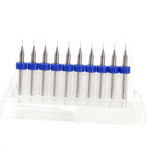 10pcs PCB Print Circuit Board Carbid Micro Drill Bits Tool Set Scharfe Schneid (0.2mm) von Segrehy