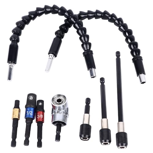 Bohrbitverlängerungssatz Schnellanschluss Universal Flexible Well Bithalter Set Multifunktionales Werkzeug für Auto -Hausreparatur Metall Kunststoff Langlebig Bohrbitverlängerungssatz Schnellanschluss Universal Flexible Well Bithalter Set Multifunktionales Werkzeug für Auto -Hausreparatur Metall Kunststoff Langlebig von Segrehy