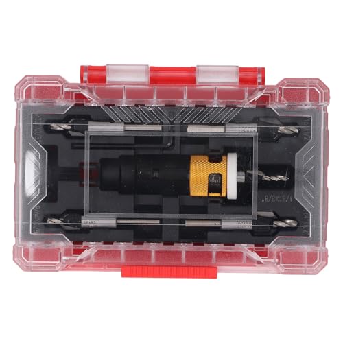 Countersink Drill Bit SEX Shank Aluminiumlegierung Counter Sinker Bohrer für Holzbearbeitung professionelle DIY -Projekte 5 -teiliges Set mit Tiefenstoppkragen und Countersink Drill Bit SEX Shank Aluminiumlegierung Counter Sinker Bohrer für Holzbearbeitung professionelle DIY -Projekte 5 -teiliges Set mit Tiefenstoppkragen und von Segrehy
