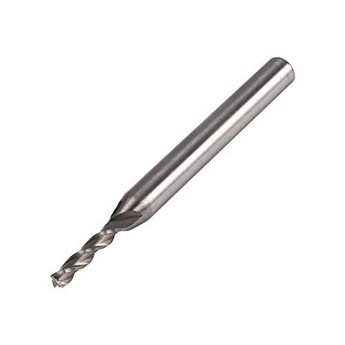 Durchmesser 3 mm, 3-schneidiger HSS- und Aluminium-Schaftfräser, CNC-Bit, verlängert, prägnant, stark und langlebig von Segrehy