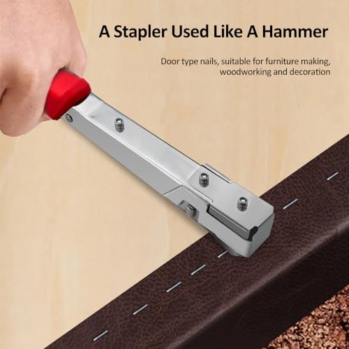 Handheld Hammer Tacker Hefter Handbuch Hefter Nagelmaschine für Möbelproduktion Tischlerde Dekoration Legierung Stahl 29.7cm Handheld Hammer Tacker Hefter Handbuch Hefter Nagelmaschine für Möbelproduktion Tischlerde Dekoration Legierung Stahl 29.7cm von Segrehy