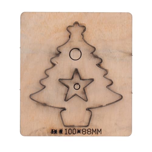 Leder-Stanzform aus legiertem Stahl und Birken-Weihnachtsbaum-Lederstanzen für DIY-Handwerk, mit ausgezeichnetem legiertem Stahlmaterial, für breite Anwendung von Segrehy