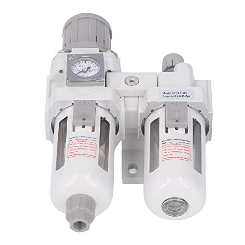 Luftdruckregler, Öl-Wasser-Abscheiderfilter, G3/8-Zoll-Steuerventil für Trocknungssysteme, hochwertige Aluminiumlegierung, einstellbare Filterung für Druckluftsysteme mit Luftdruckregler, Öl-Wasser-Abscheiderfilter, G3/8-Zoll-Steuerventil für Trocknungssysteme, hochwertige Aluminiumlegierung, einstellbare Filterung für Druckluftsysteme mit von Segrehy
