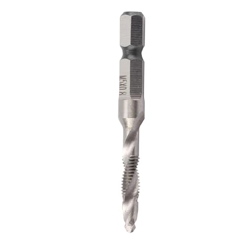 M5 HSS 1/4 Hex Shank Drill & Tap Taper Bits Elektrowerkzeug für weiche Metalle Aluminiumeisen von Segrehy