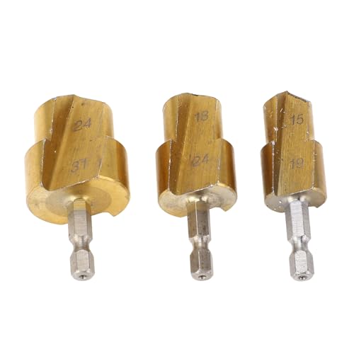 PPR -Rohr -Reamer -Bits hoher Kohlenstoffstahl -Stufe Bohrmaschine Bit Kit 19mm 24 mm 31 mm für PVC PPR Rohranpassungsausdehnung Sanitäranstrengungen PPR -Rohr -Reamer -Bits hoher Kohlenstoffstahl -Stufe Bohrmaschine Bit Kit 19mm 24 mm 31 mm für PVC PPR Rohranpassungsausdehnung Sanitäranstrengungen von Segrehy