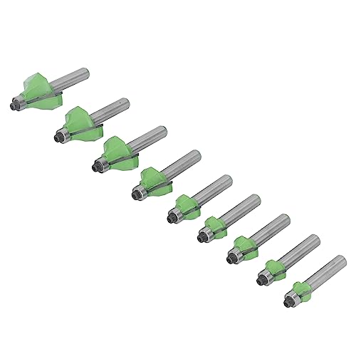 Perlenbits Router Bits Wolframstahllegierung 9PCS Holzbearbeitung Router Bit mit 8 mm Schaft für Kanten Trimming Formation Zeichnung Line Massivholz Sperrholz MDF Perlenbits Router Bits Wolframstahllegierung 9PCS Holzbearbeitung Router Bit mit 8 mm Schaft für Kanten Trimming Formation Zeichnung Line Massivholz Sperrholz MDF von Segrehy