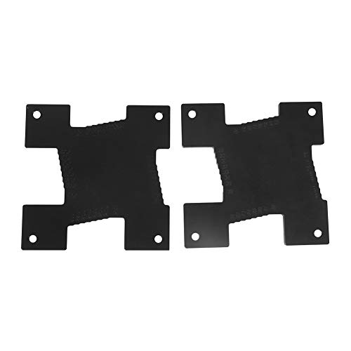 Router Tischtiefe Höhenmessgeräte Sägespurprecision CNC Bearbeitete Aluminiumlegierung Messwerkzeug für Holzbearbeitungstischsägen Schwarze 2pcs Router Tischtiefe Höhenmessgeräte Sägespurprecision CNC Bearbeitete Aluminiumlegierung Messwerkzeug für Holzbearbeitungstischsägen Schwarze 2pcs von Segrehy