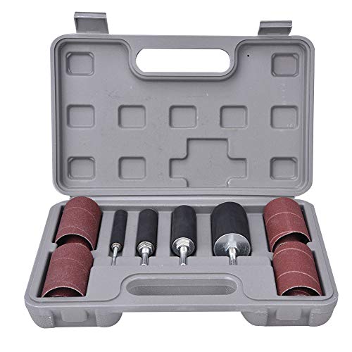 Schleifen Drum Sleeve Kit Professionelles Holzbearbeitungspolierwerkzeug für Holzmetallplastik -Plastik -DIY -Projekte umfasst 4 Größen 2 Körner Emery Gummi -Metallkonstruktion Schleifen Drum Sleeve Kit Professionelles Holzbearbeitungspolierwerkzeug für Holzmetallplastik -Plastik -DIY -Projekte umfasst 4 Größen 2 Körner Emery Gummi -Metallkonstruktion von Segrehy