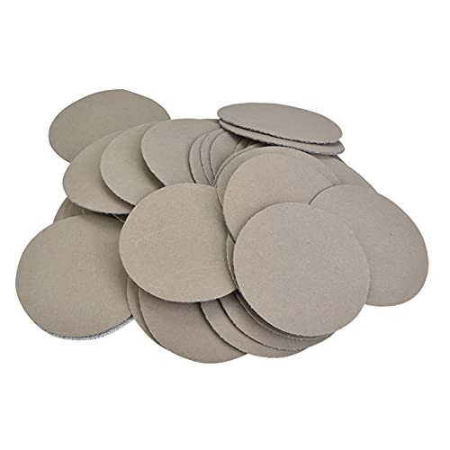 Schleifscheibe, 50 Stück, runde Papier-Rundpads, Hakenschlaufenscheiben, 5,1 cm, Körnung 1500 (2 In 5000#) von Segrehy