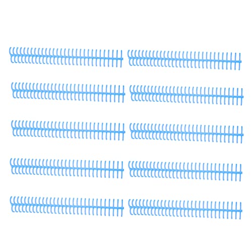 Spiralbindungsspulen, 10pcs Kunststoffspulenbindungsstacheln 130 Blechkapazität 30 Löcher 16 mm Durchmesser für Bürodokumente (Blue) von Segrehy