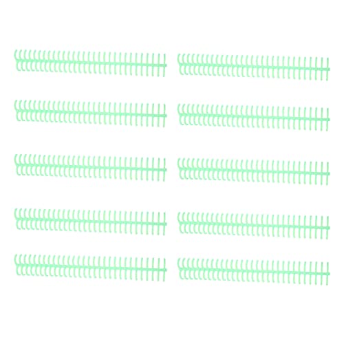 Spiralbindungsspulen, 10pcs Kunststoffspulenbindungsstacheln 130 Blechkapazität 30 Löcher 16 mm Durchmesser für Bürodokumente (Green) von Segrehy