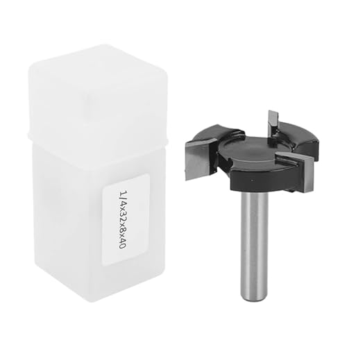 Spoilboard -Oberflächen -Router -Bit 3 Flötenkarbid T Frensen Cutter Hochgenauigkeit Platte Abflachungsbit für Holz MDF Sperrholz 6,35 mm Schaft 32 mm Durchmesser Spoilboard -Oberflächen -Router -Bit 3 Flötenkarbid T Frensen Cutter Hochgenauigkeit Platte Abflachungsbit für Holz MDF Sperrholz 6,35 mm Schaft 32 mm Durchmesser von Segrehy
