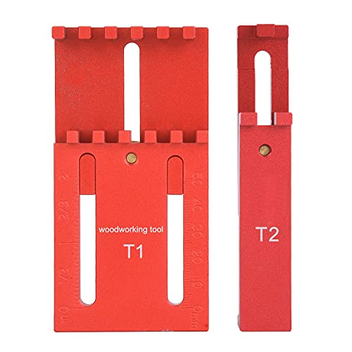 Tiefenmessung Lineal Holzbearbeitungswerkzeug Premium Aluminiumlegierung Messing Konstruktion Langlebiger präziser Messmarkierungsmessgerät für Schreiner -DIY -Projekte T1+T2 Set Tiefenmessung Lineal Holzbearbeitungswerkzeug Premium Aluminiumlegierung Messing Konstruktion Langlebiger präziser Messmarkierungsmessgerät für Schreiner -DIY -Projekte T1+T2 Set von Segrehy
