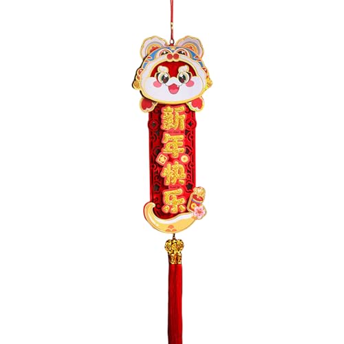 Sehuby Chinesisches Neujahrs-Segendekoration, dekorative chinesische Plüschpaare, hängende Ornament für Glück und Wohlstand von Sehuby