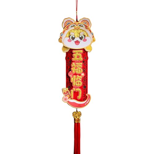 Sehuby Chinesisches Neujahrs-Segendekoration, dekorative chinesische Plüschpaare, hängende Ornament für Glück und Wohlstand von Sehuby