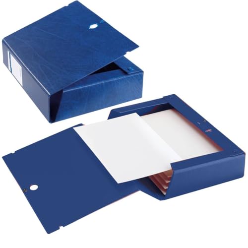 Scatola archivio Scatto Sei Rota Dorso 8 25x35 cm blu 67900807 von essie