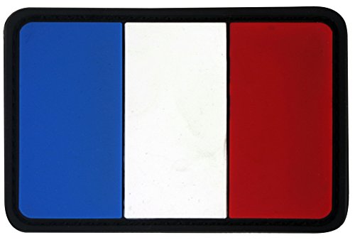 Seibertron France Flag PVC Rubber 3D Hook&Loop Touch Fastener Patch Tactical Patch von Seibertron