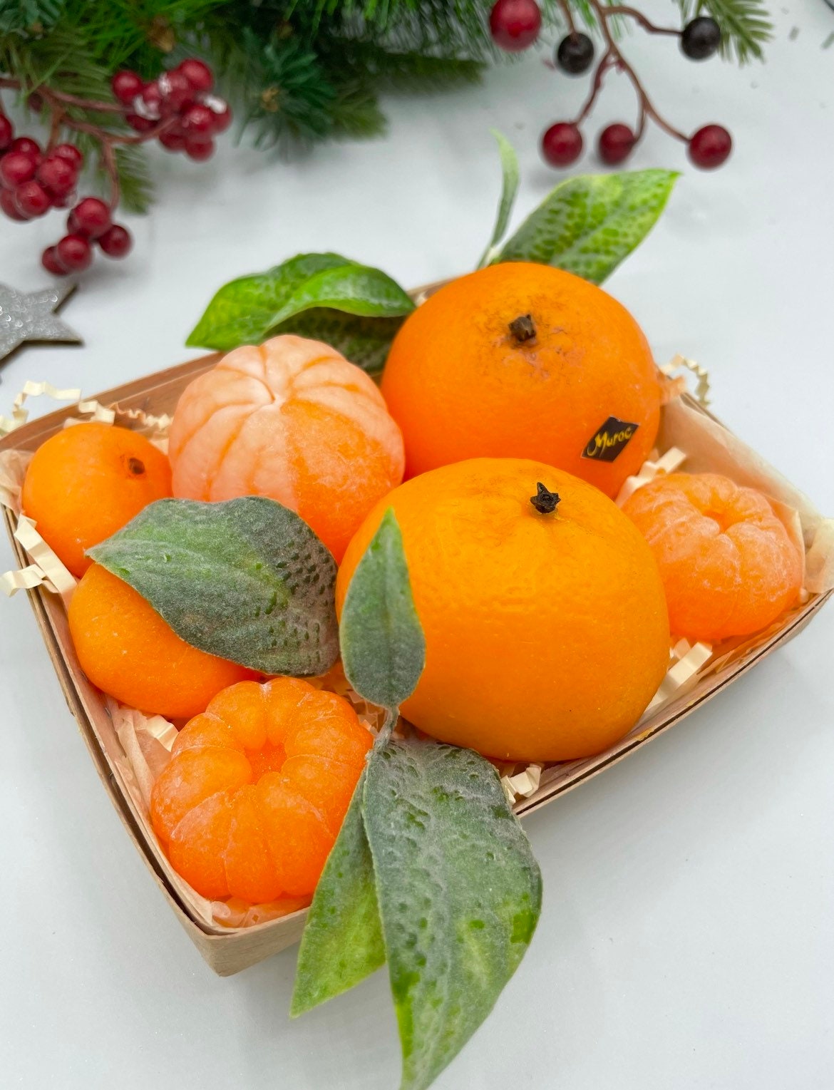 Mandarine Frucht Obst Seife Sommer Gast Geschenk Idee Geburtstag Kind Badezimmer Deko Gäste Seife Weihnachten Mitbringsel von SeifeMagievonValeria