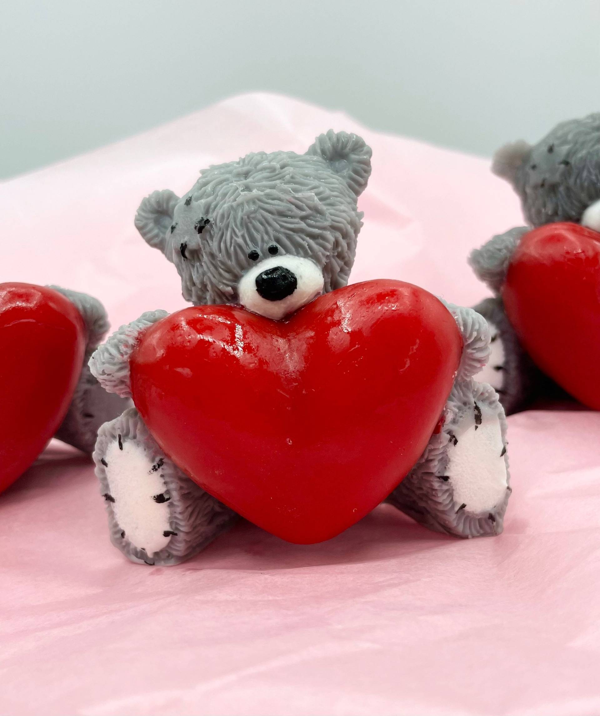 Süße Teddybär Seife Bärchen Mit Herz Gast Geschenk Idee Valentinstag Geburtstag Kind Mädchen Gäste Seife Badezimmer Bad Deko Mitbringsel von SeifeMagievonValeria