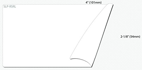 Seiko Instruments Thermoetikett SLP-RND, 1/2 zoll Kern, 120 Etiketten pro Rolle, 2 Rollen pro Box, 54 x 101 mm, weiß von Seiko Instruments