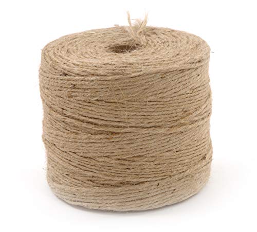 Seil-tech Jute Schnur Jutegarn Natürlich ungefärbt Natur Braun Verpackung Dekorativ Dekokordel Kordel Bastelschnur Floristik Geschenke - 2mm, 500m, 1kg von Seil-tech