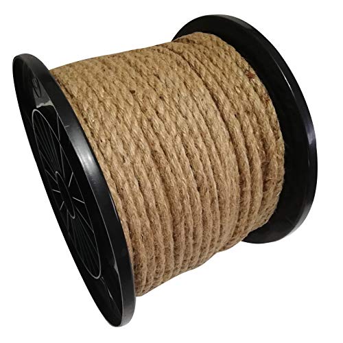 6mm Juteseil 20m Naturfasern gedreht Jute Tau Tauwerk Hanf Seil Tauziehen Absperrseil Handlauf von Seilwelt