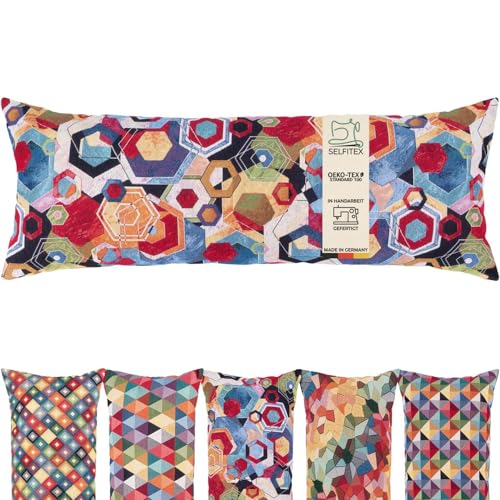 Selfitex Twin-Doppel-Sofakissen extra lang mit Füllung und Bezug, farbenfrohes Couchkissen, Qualität Mediterraner Gobelin-Polster-Webstoff inkl. Kissenfüllung, Dekokissen Größe 35x90 Design: Ibiza Selfitex Twin-Doppel-Sofakissen extra lang mit Füllung und Bezug, farbenfrohes Couchkissen, Qualität Mediterraner Gobelin-Polster-Webstoff inkl. Kissenfüllung, Dekokissen Größe 35x90 Design: Ibiza von Selfitex